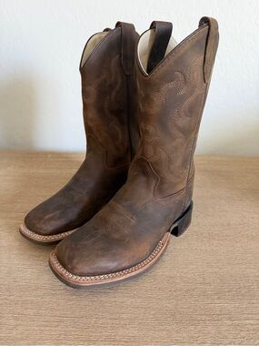 Boot Barn - Child Brown Leather Western Cowboy Boots